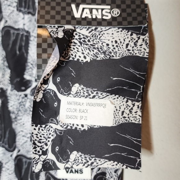 NWT Vans × Opening Ceremony Black Leopard Track Pant Joggers Mesh Lined Small - Picture 13 of 16